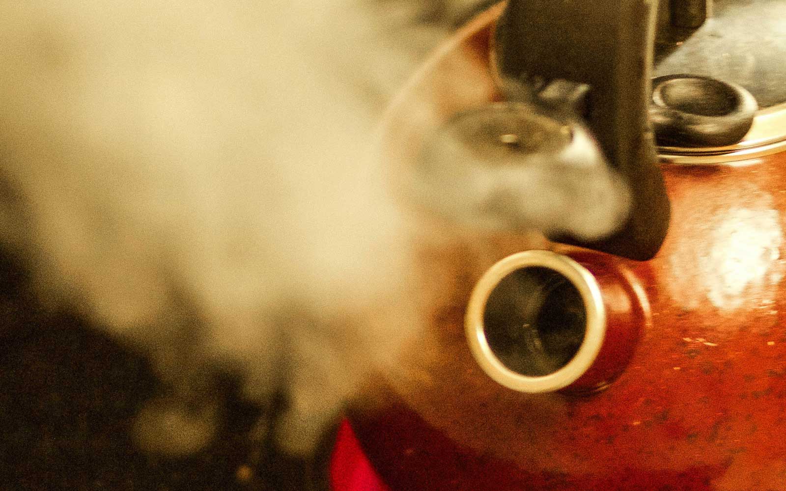 Stoom afblazen is heel gezond